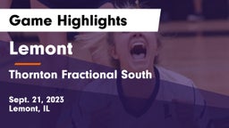 Lemont  vs Thornton Fractional South  Game Highlights - Sept. 21, 2023