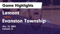Lemont  vs Evanston Township  Game Highlights - Oct. 13, 2023