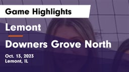 Lemont  vs Downers Grove North  Game Highlights - Oct. 13, 2023