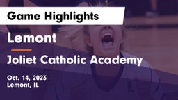 Lemont  vs Joliet Catholic Academy  Game Highlights - Oct. 14, 2023