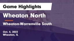 Wheaton North  vs Wheaton-Warrenville South  Game Highlights - Oct. 4, 2022