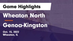 Wheaton North  vs Genoa-Kingston  Game Highlights - Oct. 15, 2022