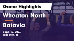Wheaton North  vs Batavia  Game Highlights - Sept. 19, 2023