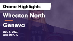 Wheaton North  vs Geneva  Game Highlights - Oct. 3, 2023