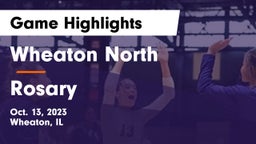 Wheaton North  vs Rosary Game Highlights - Oct. 13, 2023