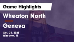 Wheaton North  vs Geneva  Game Highlights - Oct. 24, 2023