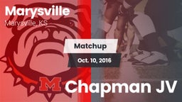 Matchup: Marysville High vs. Chapman JV 2016