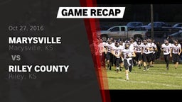 Recap: Marysville  vs. Riley County  2016