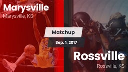Matchup: Marysville High vs. Rossville  2017