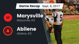 Recap: Marysville  vs. Abilene  2017