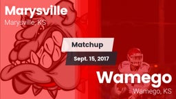 Matchup: Marysville High vs. Wamego  2017