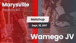 Matchup: Marysville High vs. Wamego JV 2017