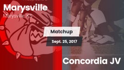 Matchup: Marysville High vs. Concordia JV 2017