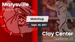 Matchup: Marysville High vs. Clay Center  2017