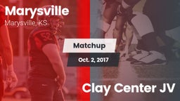 Matchup: Marysville High vs. Clay Center JV 2017
