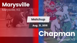 Matchup: Marysville High vs. Chapman  2018