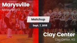 Matchup: Marysville High vs. Clay Center  2018