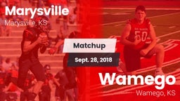 Matchup: Marysville High vs. Wamego  2018