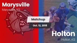 Matchup: Marysville High vs. Holton  2018