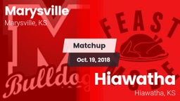 Matchup: Marysville High vs. Hiawatha  2018