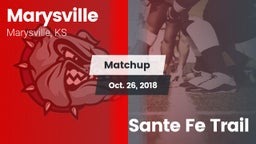 Matchup: Marysville High vs. Sante Fe Trail 2018