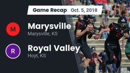 Recap: Marysville  vs. Royal Valley  2018