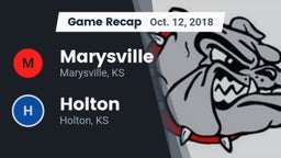 Recap: Marysville  vs. Holton  2018