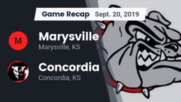 Recap: Marysville  vs. Concordia  2019
