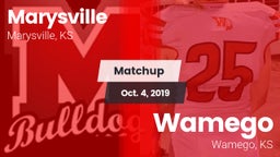 Matchup: Marysville High vs. Wamego  2019