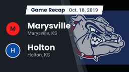 Recap: Marysville  vs. Holton  2019