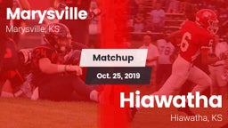 Matchup: Marysville High vs. Hiawatha  2019