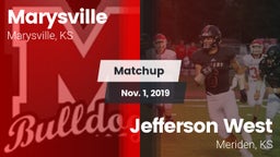 Matchup: Marysville High vs. Jefferson West  2019