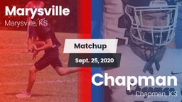 Matchup: Marysville High vs. Chapman  2020