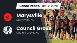 Recap: Marysville  vs. Council Grove  2020