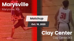 Matchup: Marysville High vs. Clay Center  2020
