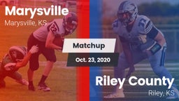 Matchup: Marysville High vs. Riley County  2020