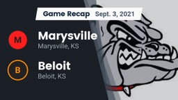 Recap: Marysville  vs. Beloit  2021