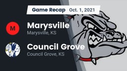 Recap: Marysville  vs. Council Grove  2021