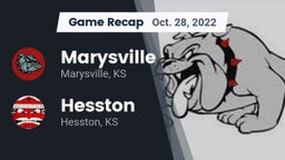 Recap: Marysville  vs. Hesston  2022