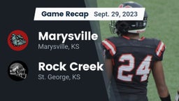 Recap: Marysville  vs. Rock Creek  2023