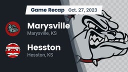 Recap: Marysville  vs. Hesston  2023
