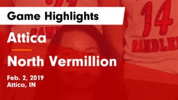 Attica  vs North Vermillion  Game Highlights - Feb. 2, 2019
