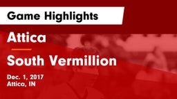 Attica  vs South Vermillion  Game Highlights - Dec. 1, 2017