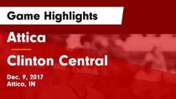 Attica  vs Clinton Central  Game Highlights - Dec. 9, 2017