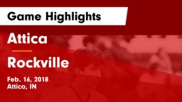 Attica  vs Rockville  Game Highlights - Feb. 16, 2018