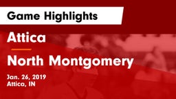 Attica  vs North Montgomery  Game Highlights - Jan. 26, 2019