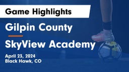 Gilpin County  vs SkyView Academy Game Highlights - April 23, 2024