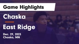 Chaska  vs East Ridge  Game Highlights - Dec. 29, 2023