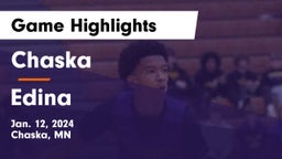 Chaska  vs Edina  Game Highlights - Jan. 12, 2024
