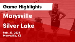 Marysville  vs Silver Lake  Game Highlights - Feb. 27, 2024